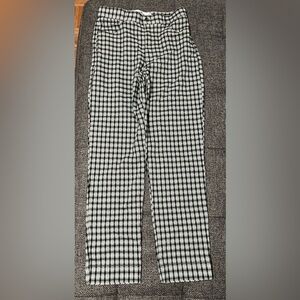 Hollister-slightly used--Women's pants-Size Small-green/white/black plaid